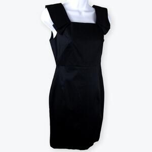 Banana Republic Black Stretch Sheath Dress 2P NWT